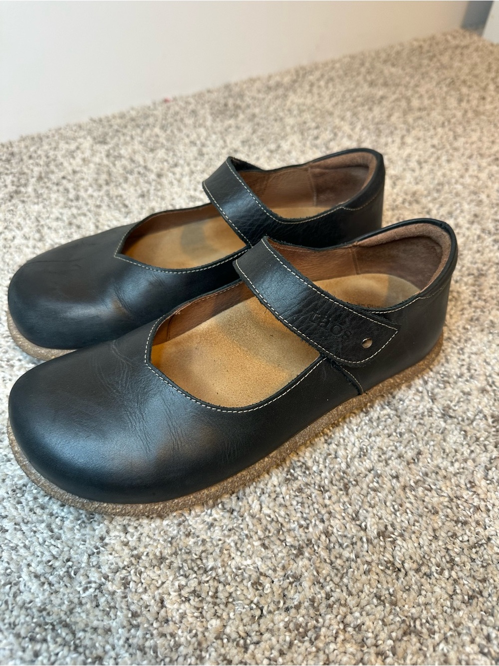 Taos Footwear Black Ultimate Mary Jane Shoes Size 37 or 6-6.5 - Picture 3 of 13
